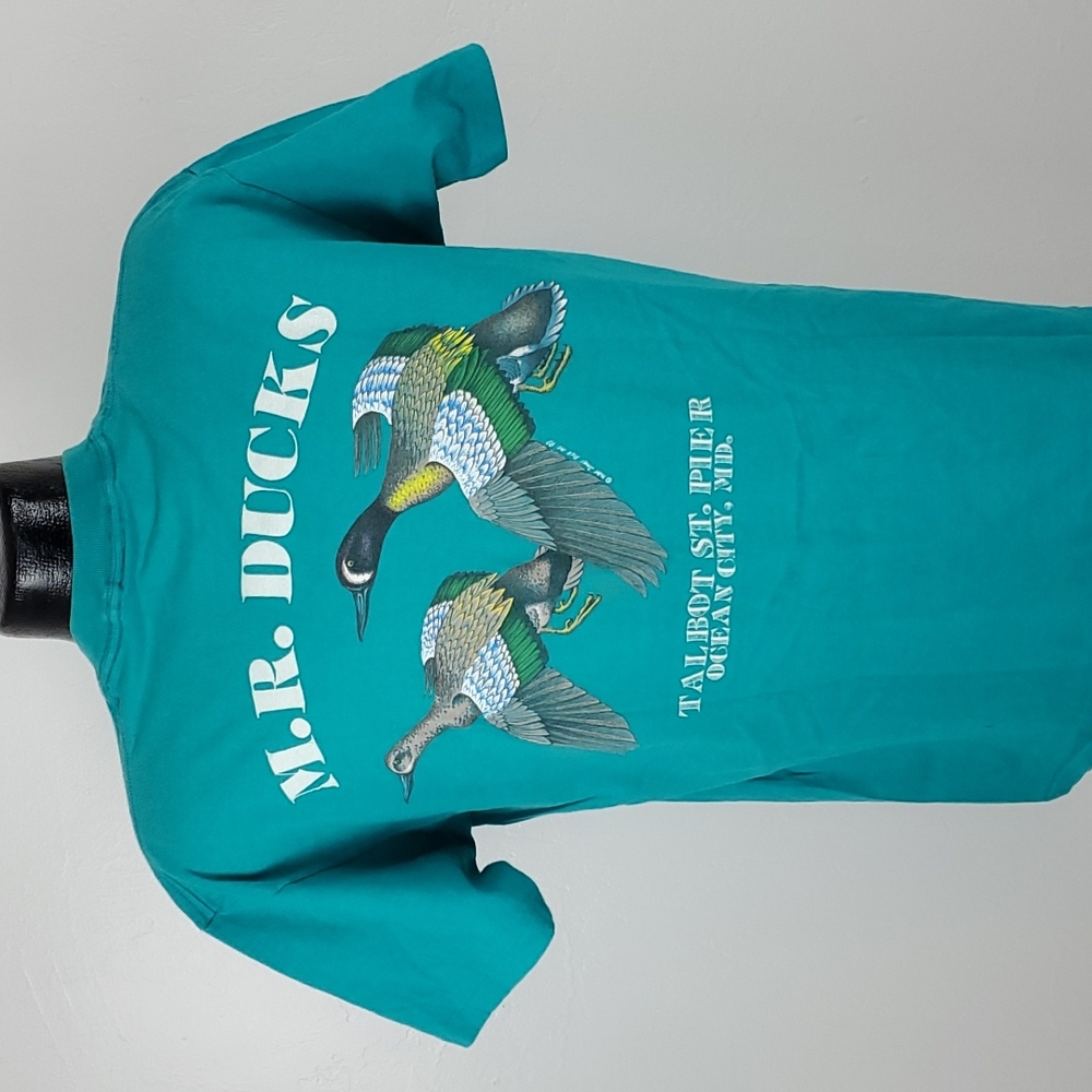 Vintage 1990 America's Finest M.R.Ducks graphic t-shirt top cotton size XL